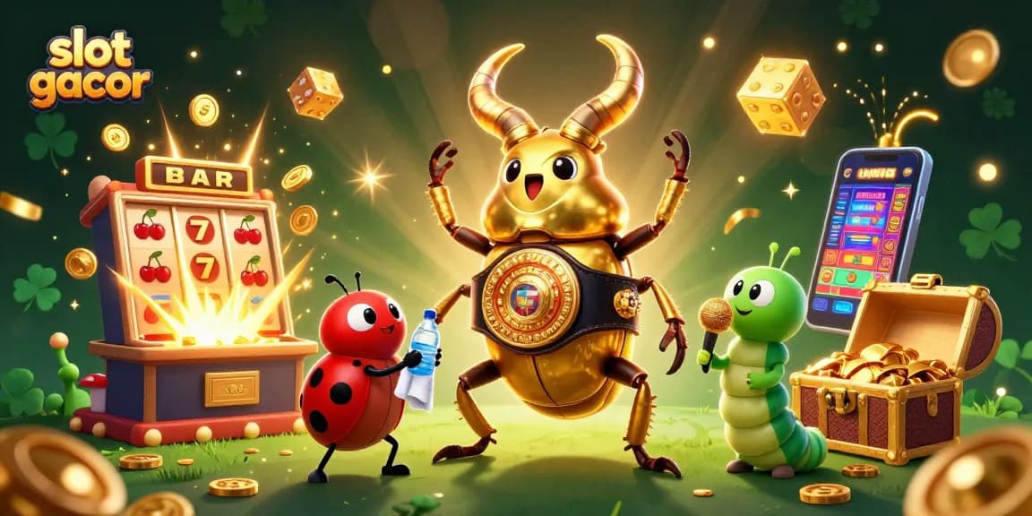 Memastikan slot gacor dengan karakter kartun 3D melawan dalam atmosfer perjudian penuh warna.