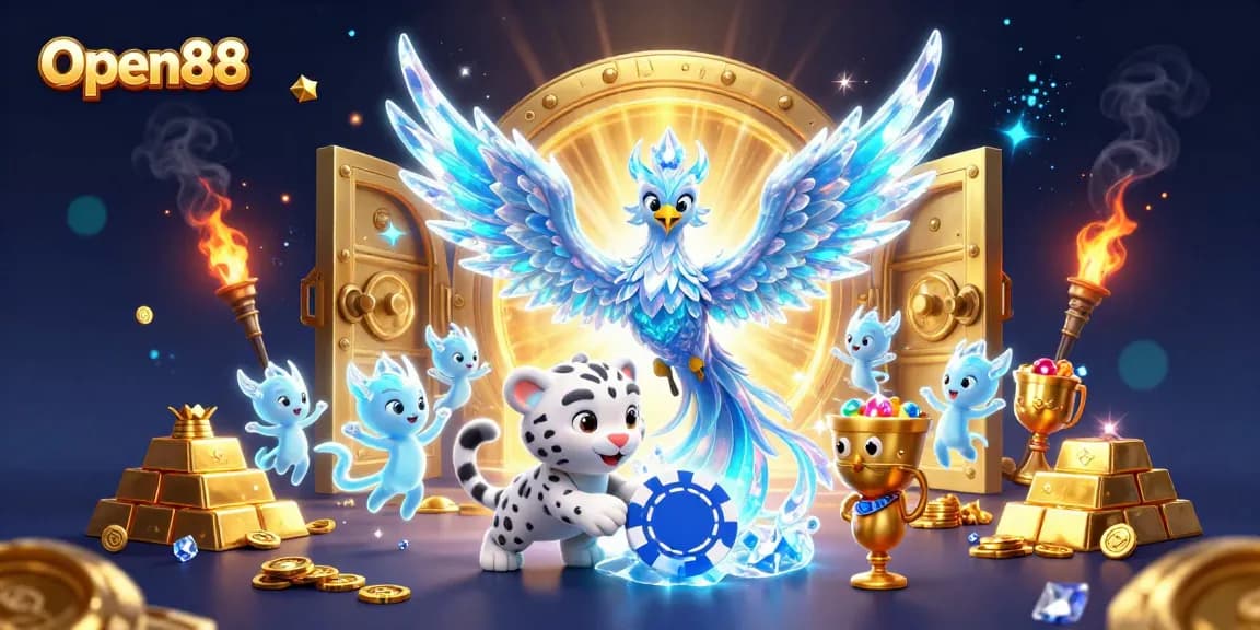 Experience thrilling gameplay at Open88 with captivating visual elements and rich treasures.