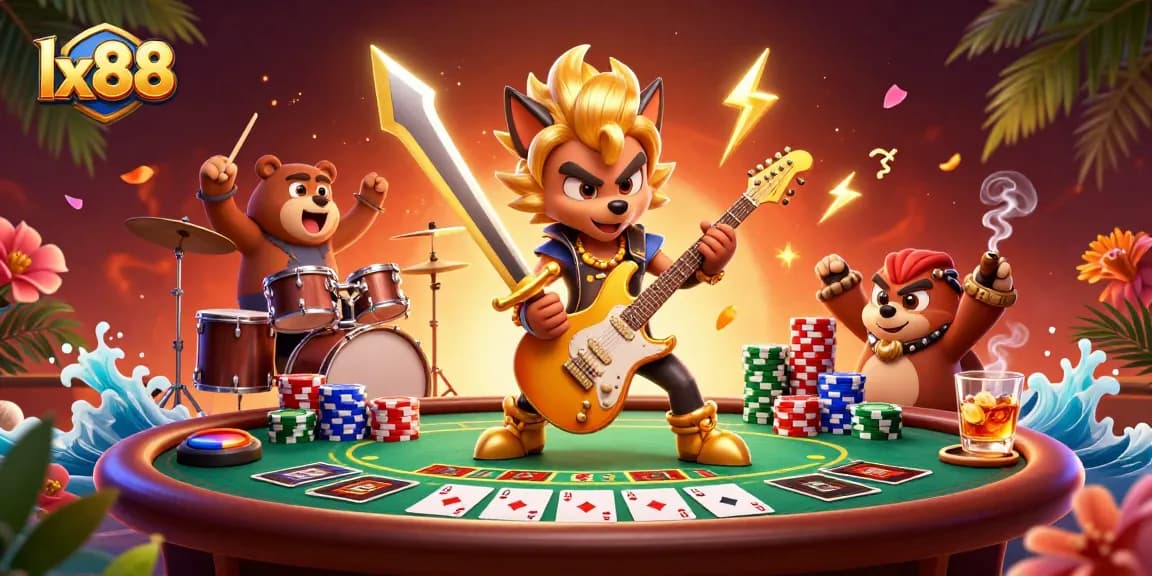 Experience the excitement of lx88 gaming with vibrant casino action and thrilling characters.