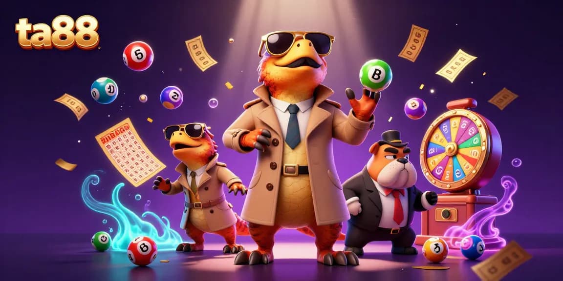 Experience ta88 with raptors in disguise as they try to enter a VIP casino lounge filled with lottery elements.