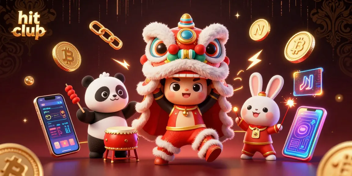 Experience the excitement of hit club with vibrant characters and dynamic gaming elements in this captivating scene.