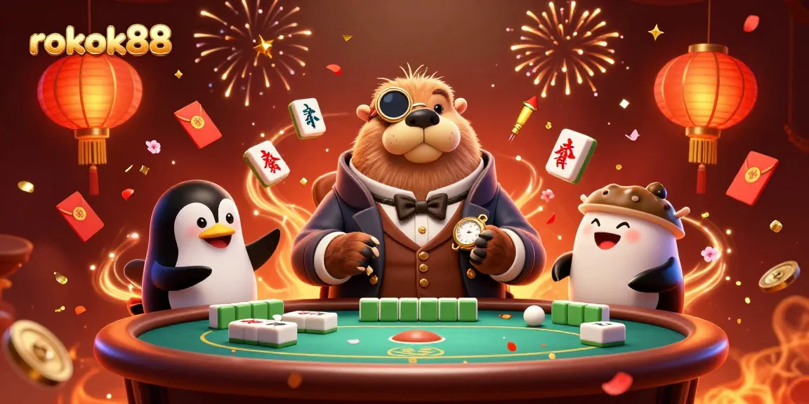 Experience thrilling poker action with rokok88 at an underwater casino featuring unique characters.