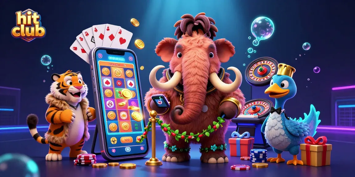 Join the excitement at hit club with a vibrant scene of a mammoth bouncer, saber-tooth VIP guest, and dodo doorman