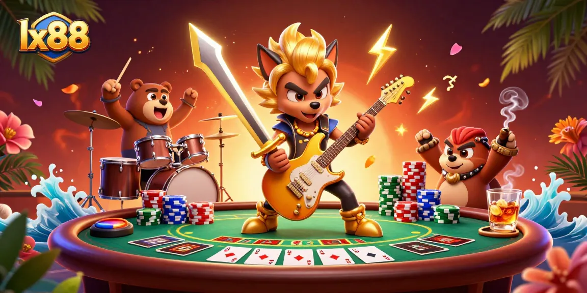 Experience the excitement of lx88 gaming with vibrant casino action and thrilling characters.