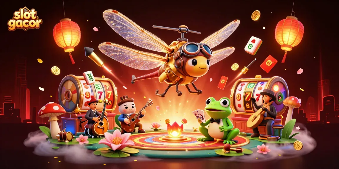Experience the thrill of slot gacor with vibrant casino imagery reflecting jackpots and wins.