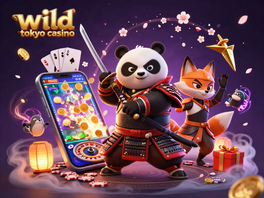 Experience wild tokyo casino with vibrant characters and exciting game elements in action.