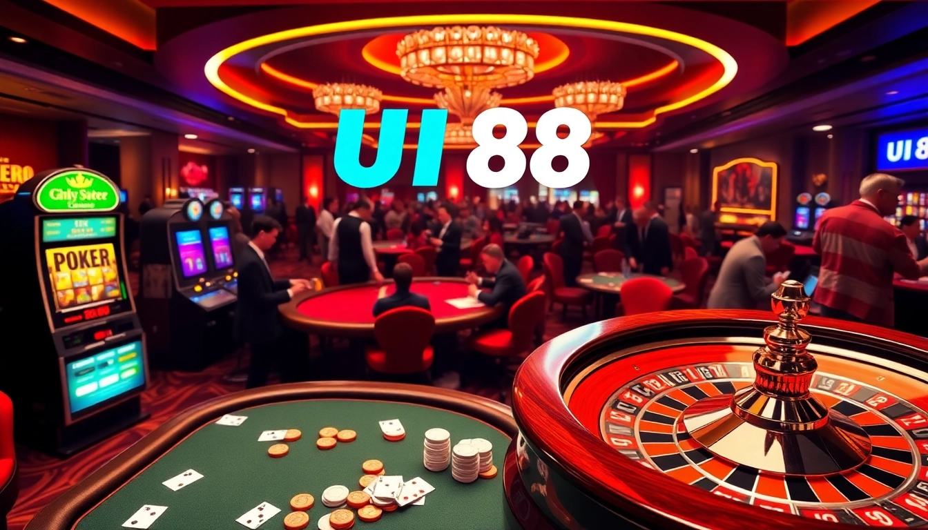 Experience thrilling gameplay with UU 88 at luxurious casino tables and vibrant slot machines.