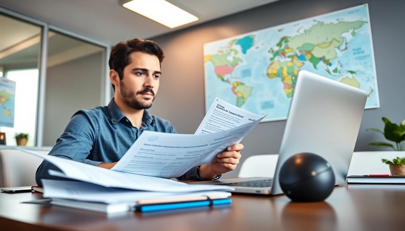 Prepare for your eta application uk with a professional workspace displaying relevant travel documents.