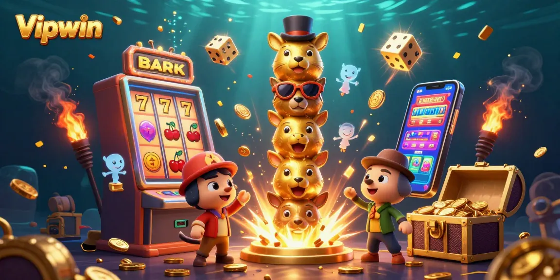 Experience thrilling wins with Vipwin, a dynamic casino scene showcasing golden elements and exciting game symbols.